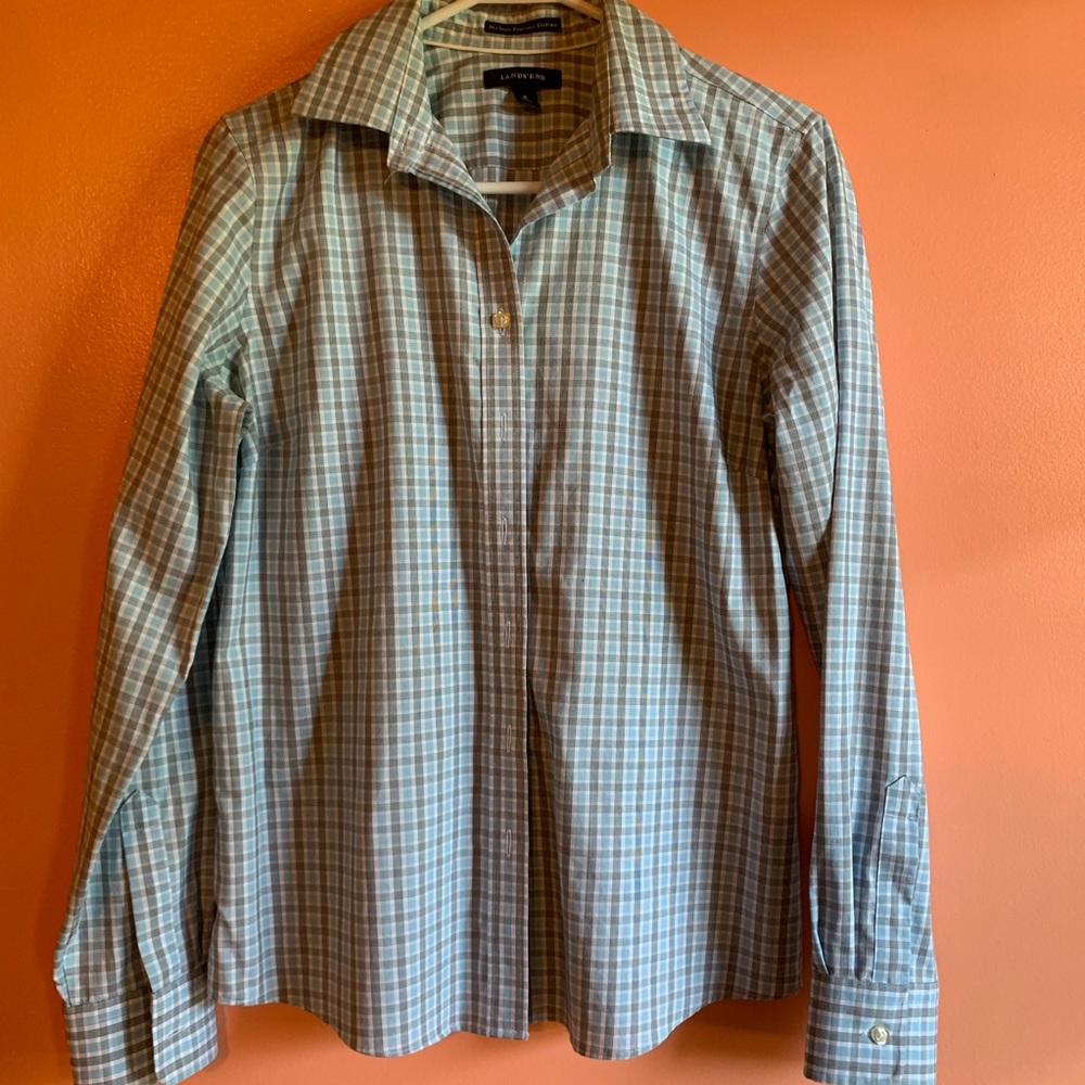 Women’s lands end oxford button down